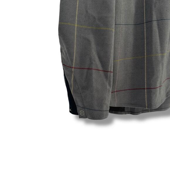 Fjallraven Specialized Riders Long-Sleeve Flannel Shirt Womens Sz XL Grey Flag - Picture 4 of 10